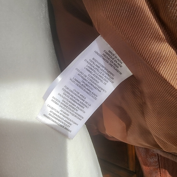 NWT Lauren by Ralph Lauren Sequoia Moto Zipper Jacket $495 MSRP - Picture 4 of 7